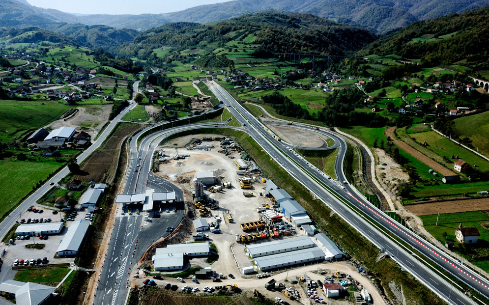 Tarčin intersection